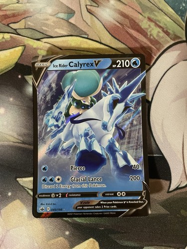 Ice Rider Calyrex V Holo 45/198 Pokemon SWSH: Chilling Reign 