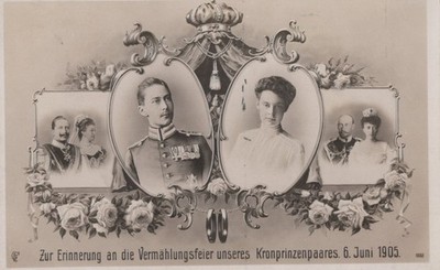 Wilhelm, German Crown Prince of PRUSSIA/GERMANY - RPPC POSTCARD ROYALTY #25