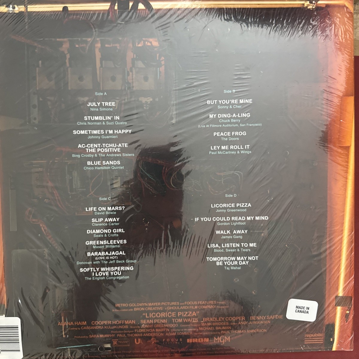 Licorice Pizza Soundtrack 2LP Red Vinyl SEALED Indie Retail