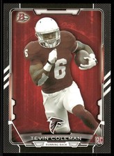 2015 Bowman Tevin Coleman Rookie Black #61 Atlanta Falcons