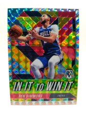 2019-20 Panini Mosaic Ben Simmons #16 In It To Win It Mosaic Prizm Philadelphia 