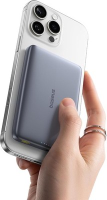 Baseus Picogo Magsafe Portable Charger, Qi2 Certified 0.5'' Ultra Slim 15W