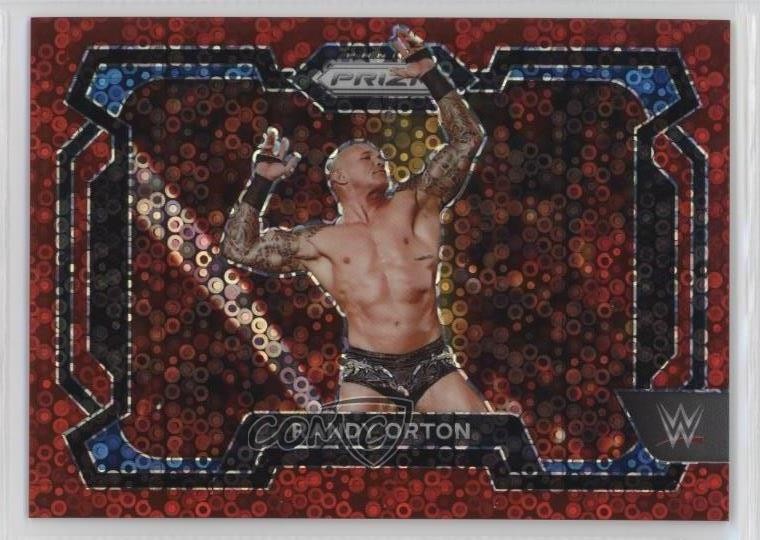 2024 Panini Prizm WWE Red Under Card Prizm 82/99 Randy Orton #17 1t0t