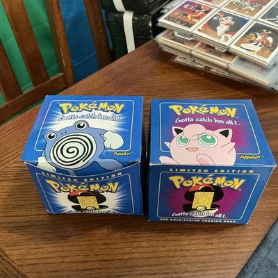 Pokémon 23K Gold-Plated Poliwhirl & Jigglypuff Cards Poké Ball Burger King 1999
