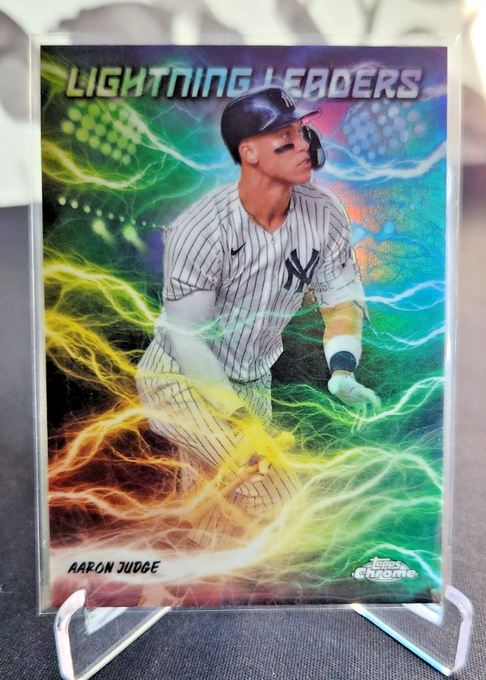 2025 Topps Chrome Aaron Judge Lightning Leaders #LL-2  New York Yankees