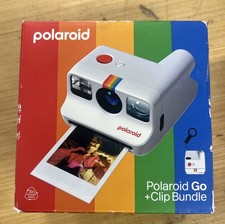 New Polaroid Go Instant Camera Clip Bundle White