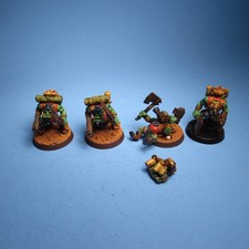 GW Warhammer 40k Ork Kommandos x4 Painted 3rd Party Bits d05