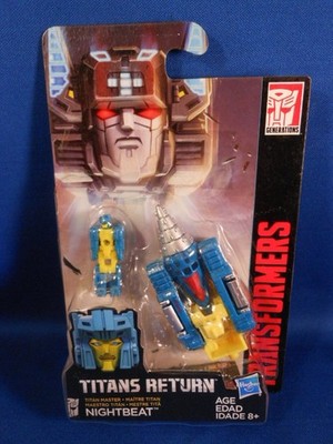New Transformers NIGHTBEAT Headmaster Titans Return Titan Master Class