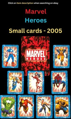 Marvel Heroes - kleine Karte - 2005 - Figuren aus Liste auswählen - AB26