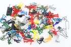 Vtg Plastic Toys Knights Soldiers Cowboys Indians Marx & Others Mixed Lot