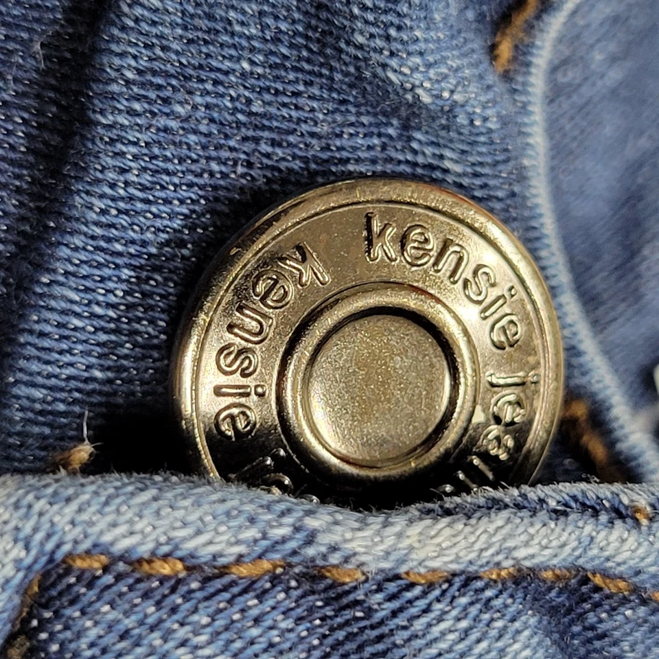 Pantalones cortos de mezclilla con dobladillo para mujer Kensie Jeans talla 10/30 Style & Co Pantalones cortos aberturas para piernas Foto 2 de 4