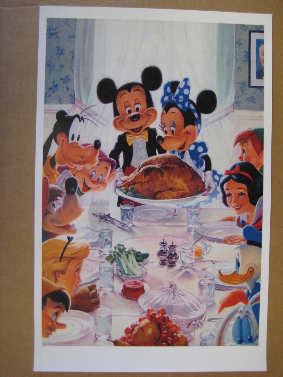 Disney Rockwell Homage Thanks Giving 11 Disney Rockwell Homage Thanks Giving 11