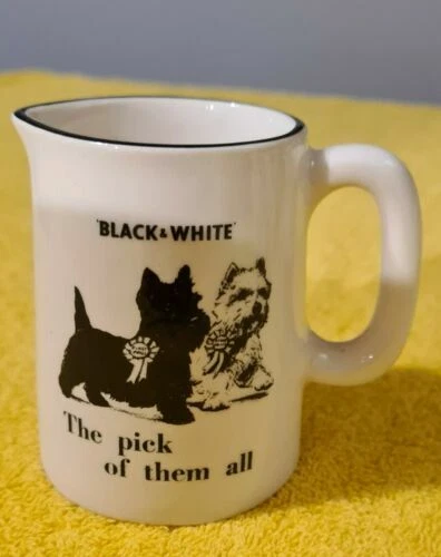 Black & White Scotch Whiskey Water Jug