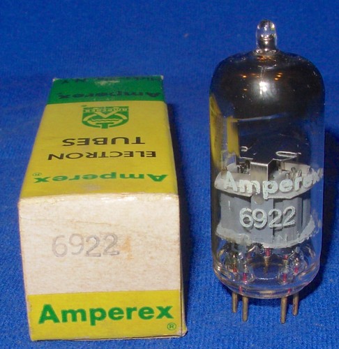 NOS NIB Balanced Amperex PQ 6922 Gold Pin D Getter Vacuum Tube 1959 Date