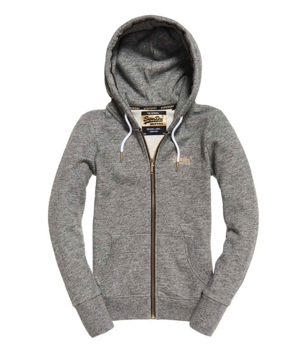 Superdry orange label elite online zip hoodie