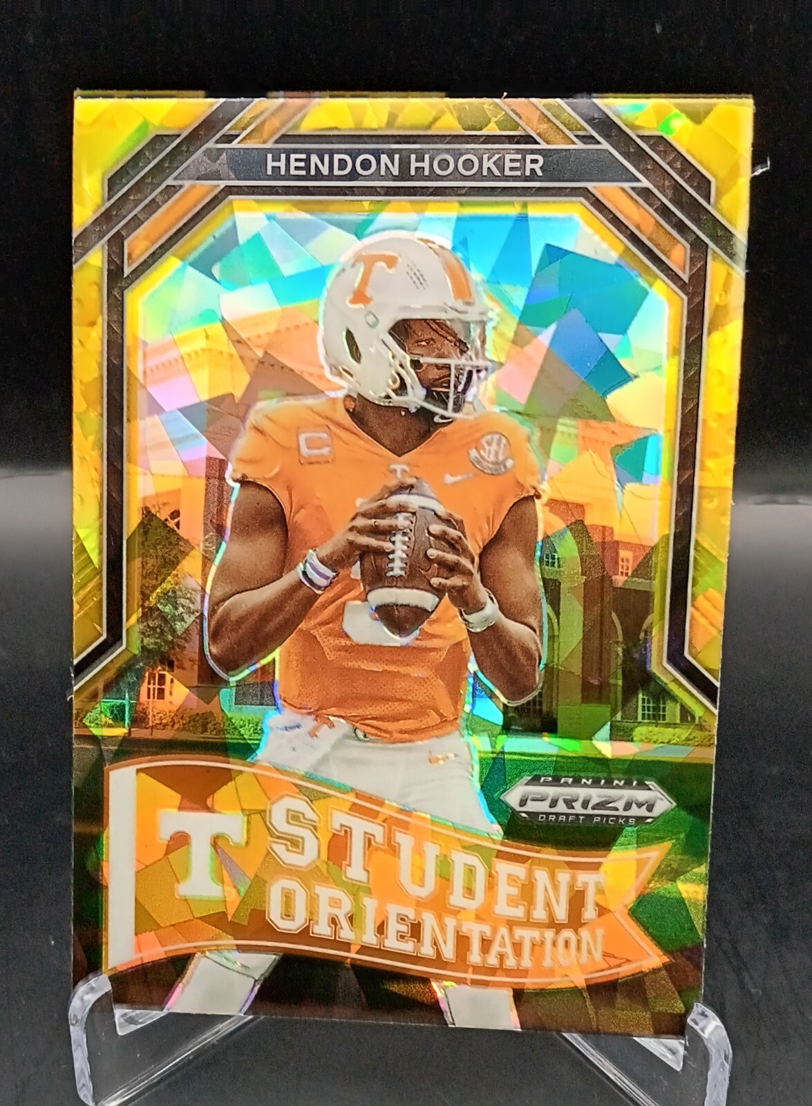 2023 Prizm Draft Picks Student Orientation Gold Ice Prizm #SO-5 Hendon Hooker