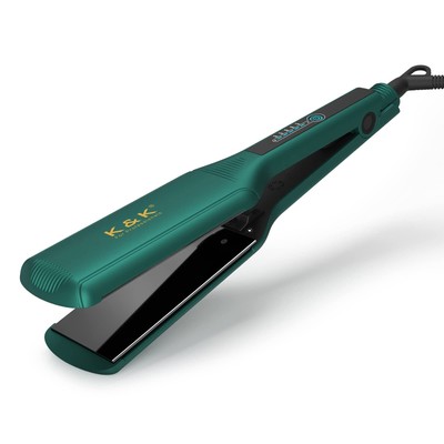 K&K 2.16 Hair Straightener for Thick Hair, Extra Wide Flat Iron with Adjustab...