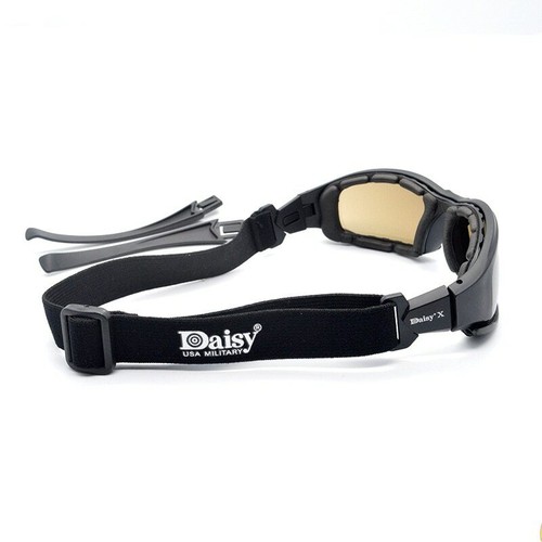 Lunettes de soleil tactiques pour hommes, style militaire avec 4 lentilles boîte - Picture 6 of 11