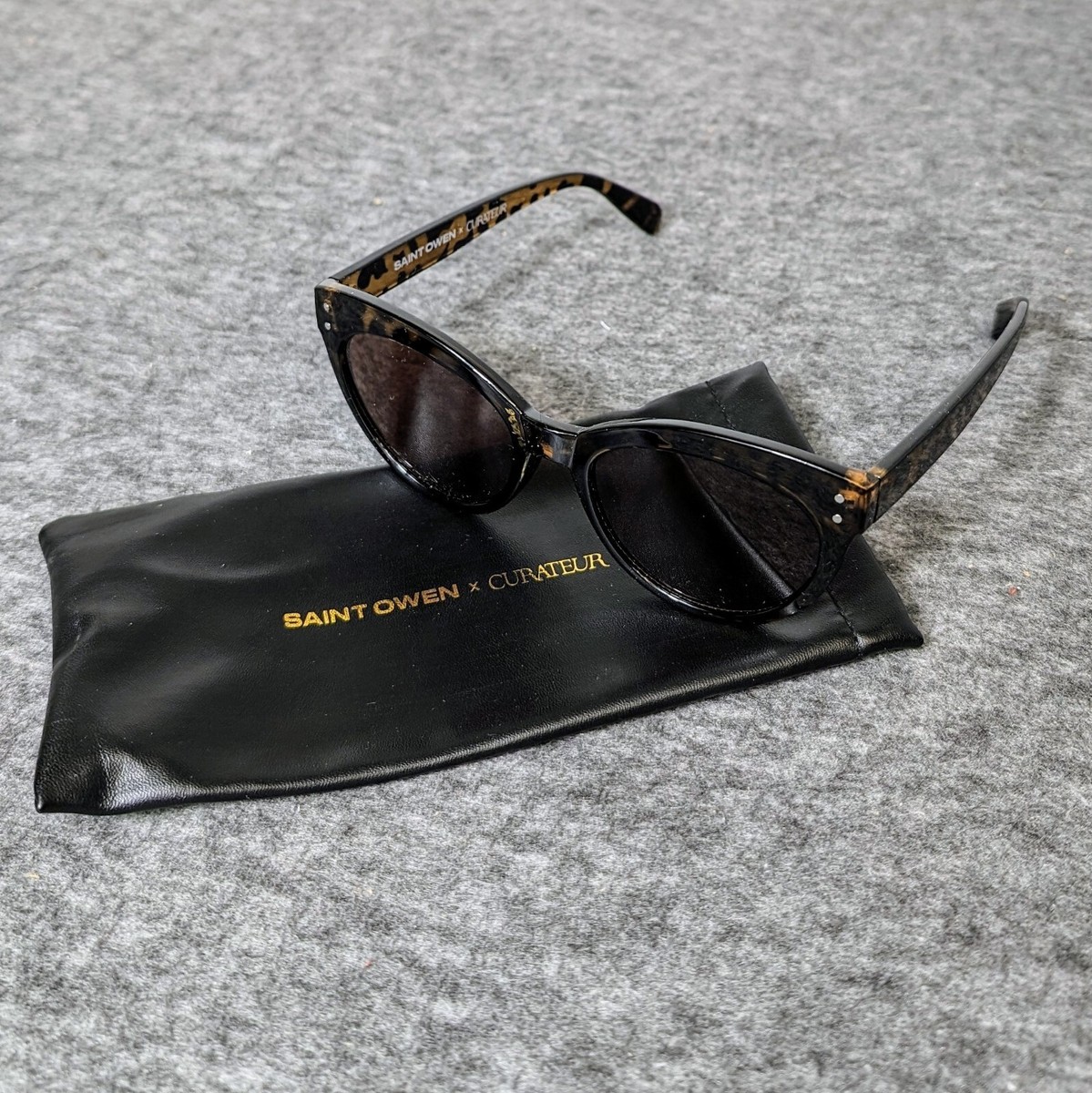 Saint Owen x Curateur WYLDE Tortoise Shell Sunglasses New | eBay display picture 3