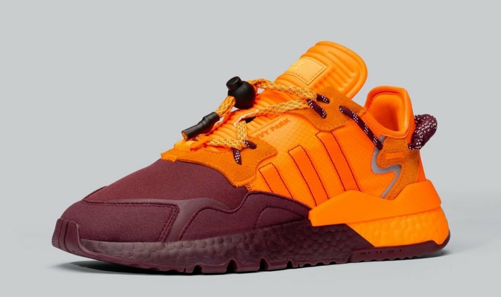 NIB adidas x IVY PARK nite jogger sneaker shoes in orange  display picture 3