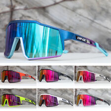Polarized Glasses 4 Lens Cycling Goggles Outdoor Sunglasses UV Eyewear Men Women