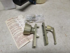Vintage Camper Trailer RV Storm & Screen 3/4" Tulip Door Knob Latch  - Brass