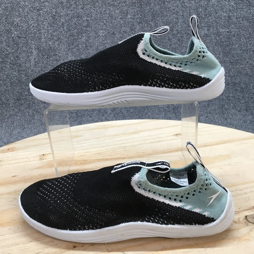 Speedo Water Shoes Womens Small 5-6 Surf Strider Sneakers Black Green Comfort - Image 2 of 4