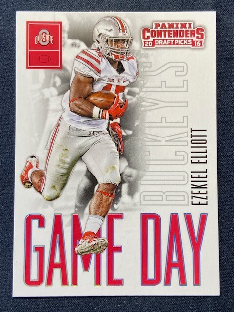 Ezekiel Elliott Panini Contenders Draft Picks Game Day Tickets #5 Base