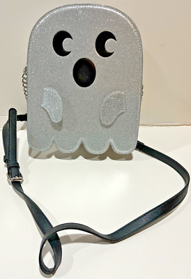 Mad Engine Ghost Bag Purse Silver Glitter TikTok Viral Crossbody Handbag