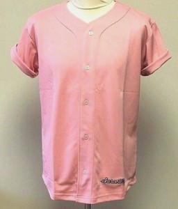 baseball jersey pink
