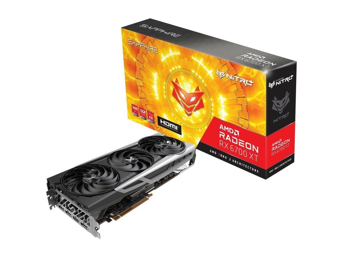 SAPPHIRE NITRO+ AMD Radeon™ RX 6700 XT SAPPHIRE Nitro+ Radeon RX 6700 XT Gaming OC 12GB GDDR6 Graphics