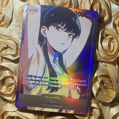 acgカード　　　LSP⭐︎023      美品 YOR FORGER SPY X FAMILY LA LAKERS ACG Anime Waifu Holo Girl Card