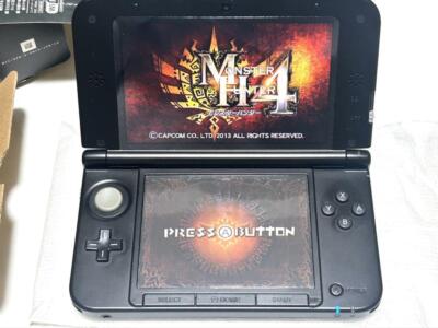 Nintendo 3DS XL LL Monster Hunter 4 Gore Magala Black Console Set
