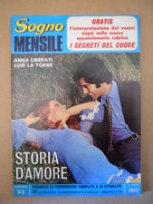 SOGNO Mensile n�93 1972 Fotoromanzo Anni 70 Anna Liberati Luis La Torre [G581]