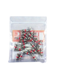 HALTEC A-145 LARGE BORE TIRE VALVE CORE, SHORT (25 PIECES)