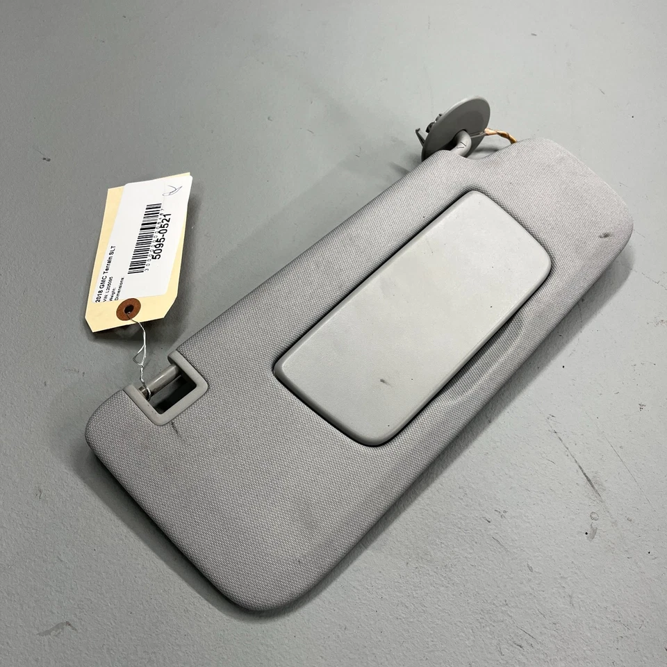 18-23 GMC TERRAIN CHEVY EQUINOX FRONT RIGHT PASENGER SIDE SUN VISOR SUNVISOR OEM Foto 4 de 4