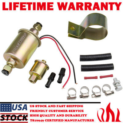 #ad Low Pressure Electric Fuel Pump 12V Gas Diesel Inline Pump 5 9PSI HEP 02A E8012S $19.58