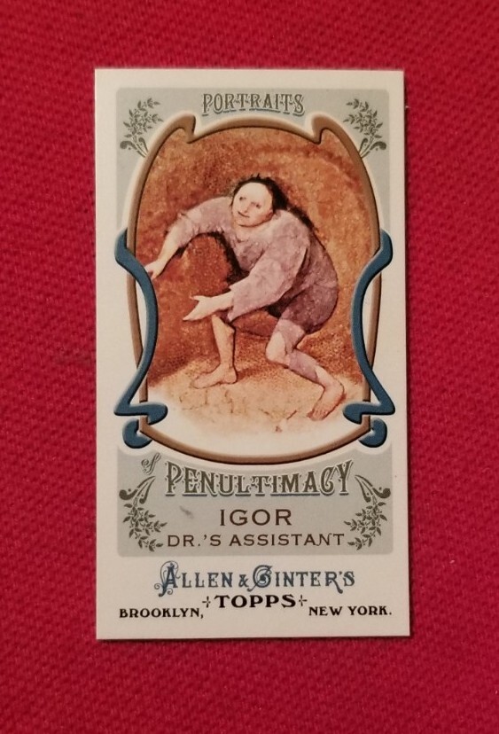 2011 Topps Allen Ginter Mini Portraits Of Penultimacy Igor #PP4 FREE SHIPPING
