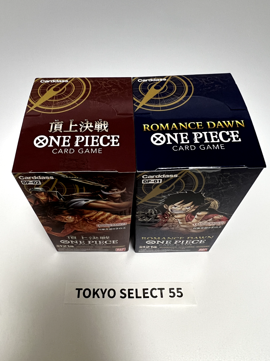 One Piece Card Game OP-02 OP-01 Booster Box Set Summit Battle