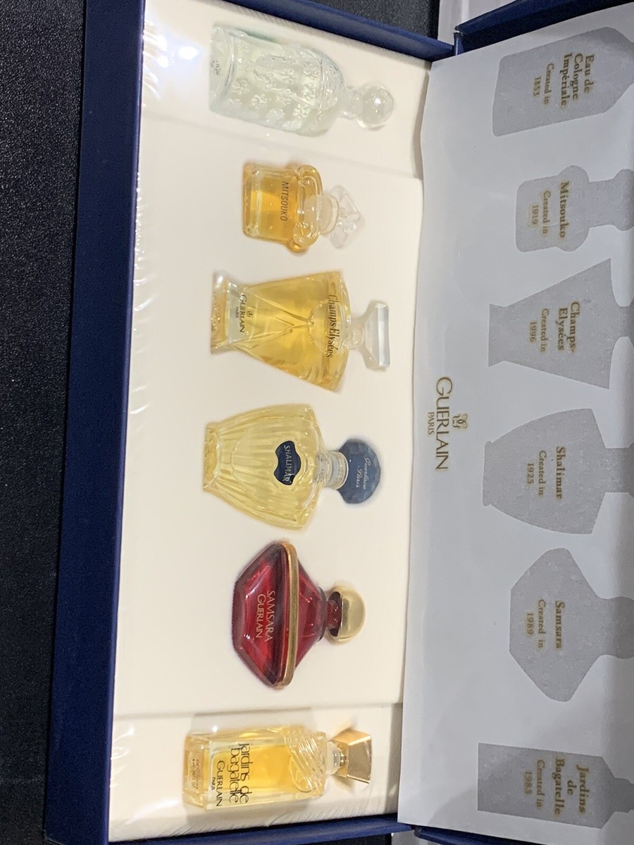 GUERLAIN Gift Set with Perfume Sealed 6 Pieces As Shown In The