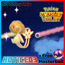 ✨Shiny Uxie 6IV✨ Pokemon Scarlet & Violet 🚀Fast🚀