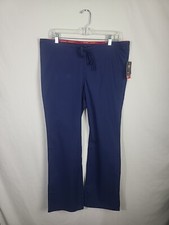DICKIES EDS UNISEX Scrub Pants Size Small Drawstring Stretch Blue