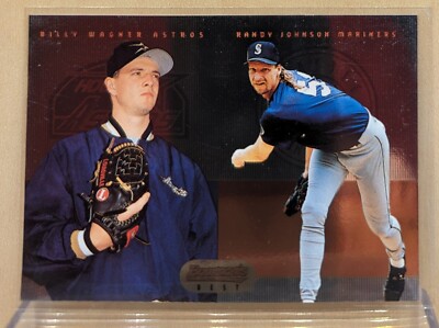 1995 Bowman's Best MIRROR IMAGE 14 Billy Wagner Randy Johnson HOF RARE ROOKIE RC