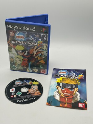 PS2 Sony PlayStation 2   Naruto Ultimate Ninja 2 - CIB / PAL