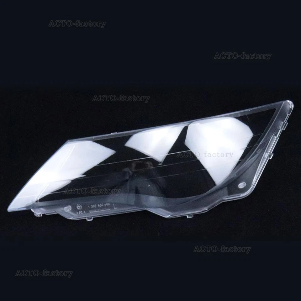For BMW 6 Series E63 645i 650i 2004-2007 Pair Clear Headlight Lens Cover +Glue Foto 2 de 4