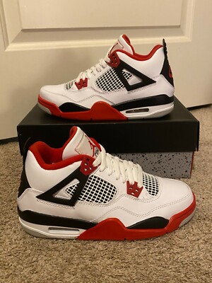 air jordan retro 4 fire red gs