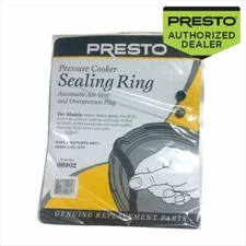 Presto 09902 9902 Pressure Cooker Sealing Ring Gasket & Auto Air Vent & Plug