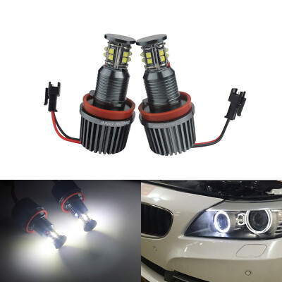 1 Paar 60W LED Angel Eyes weiß OEM 07119906503 für BMW X-ER E70 X5 Bj. 2007-2013