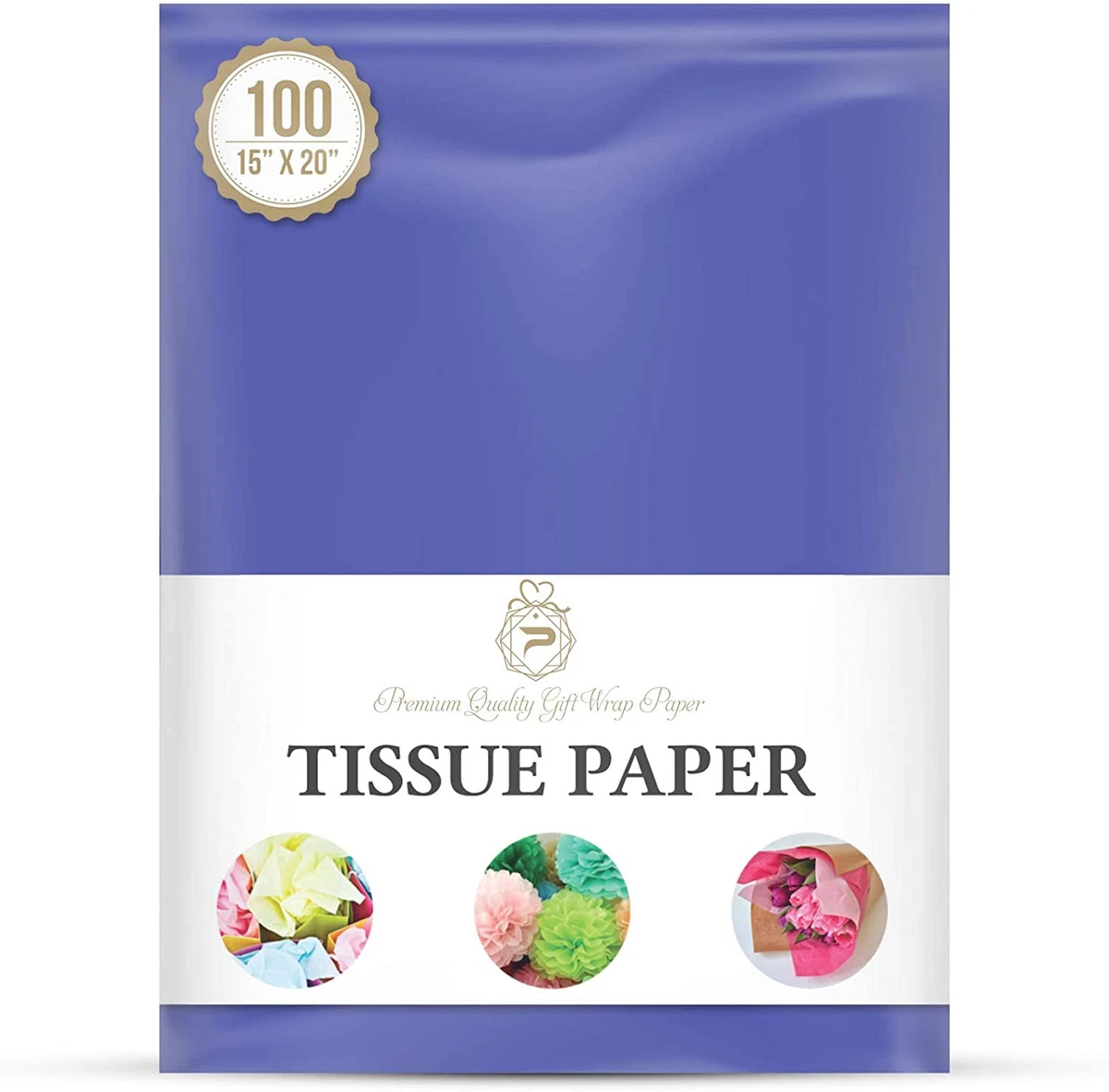 Recycled Wrapping Tissue Paper, Tissue Paper White