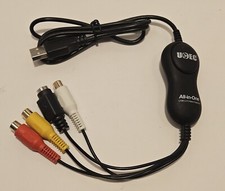UCEC USB 2.0 Video Capture Card Device VHS VCR TV to DVD Converter Just The Cord